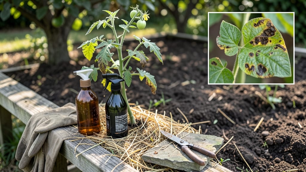 Leaf Spot Disease Treatment: Neem Oil and Baking Soda Blend for Fast Fungal Control