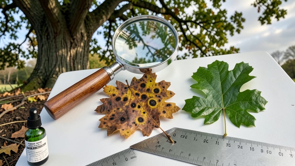Leaf Spot Disease on Trees: Neem Oil and Baking Soda Blend for Fast Fungal Control