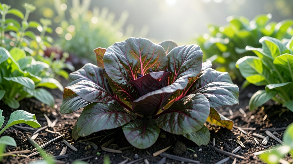Red Veined Lettuce Leaf: Crispy Edge Rescue With Copper Spray
