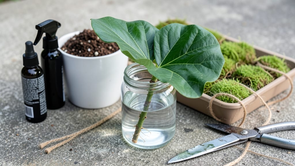 Fiddle Leaf Fig Cutting Guide: Propagate Roots in Water or Soil