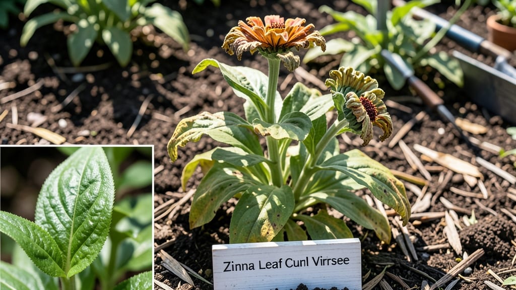 Zinnia Leaf Curl: Copper Spray Fix for Crispy Edge Rescue