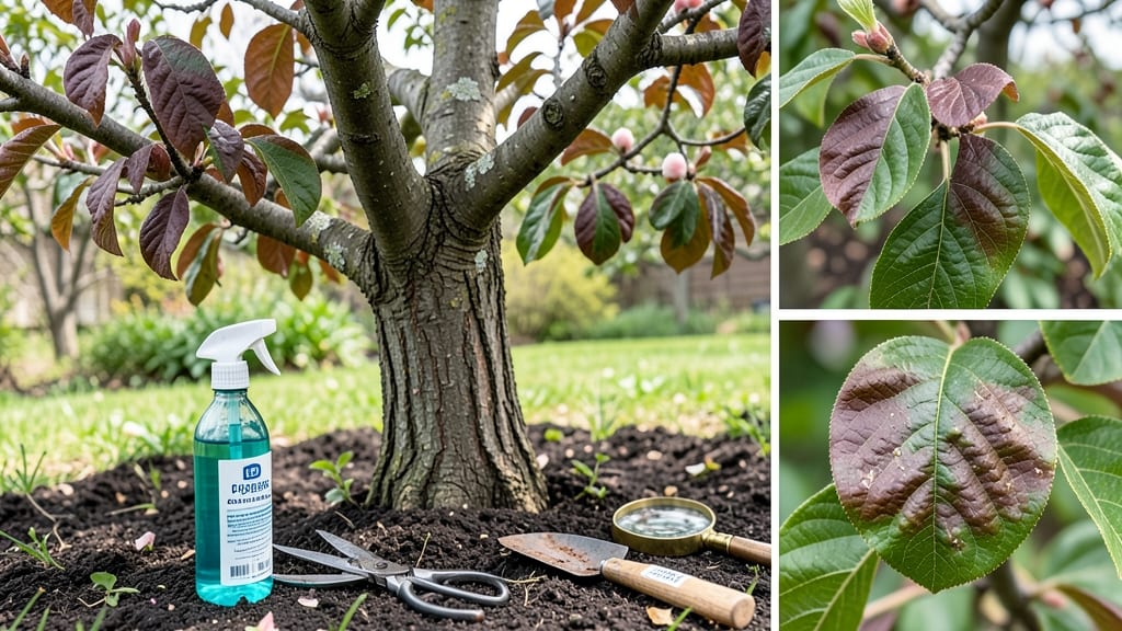 Peach Tree Problems Leaf Curl: Bordeaux Mixture Spray for Fungal Blockade