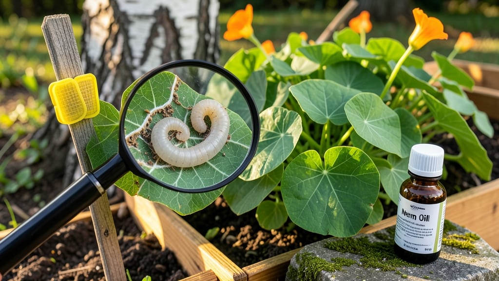 Nasturtium Leaf Miner: Organic Control Without Harming Pollinators