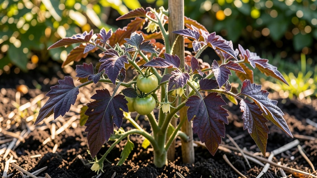 Purple Leaf Tomato Plants: Year-Round Color With Minimal Care Needs