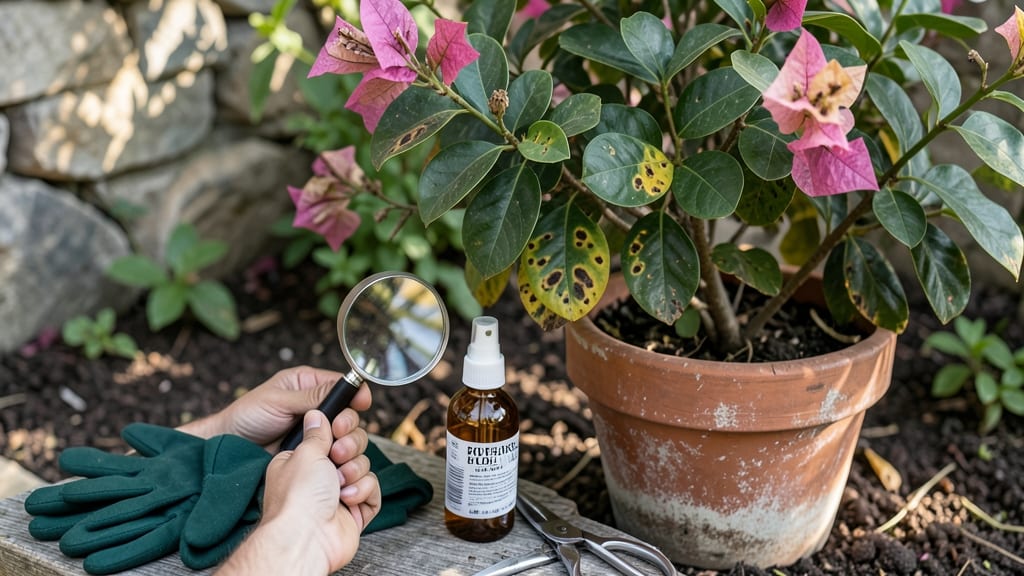 Bougainvillea Leaf Spot Cure: Copper Spray Protocol for Fast Fungal Eradication