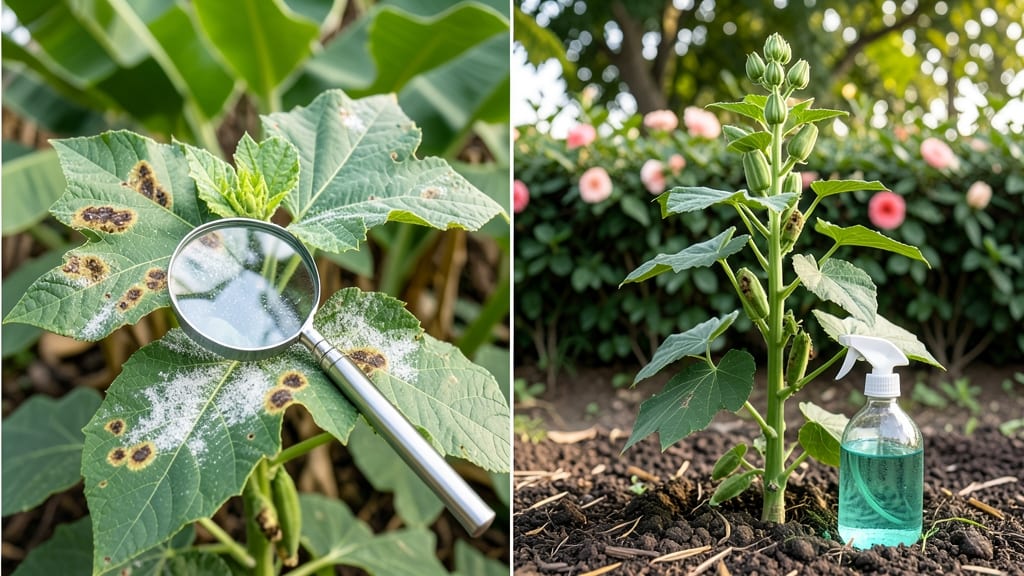 Okra Leaf Disease Identification: Visual Guide to Spots, Blight, and Curl Patterns