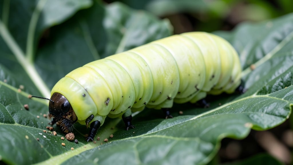 Green Leaf Eating Caterpillar: Organic Lure & Control Strategy