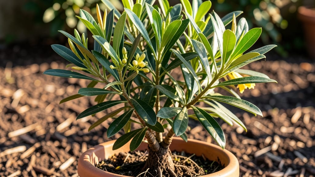 Thevetia Peruviana Leaf: Organic Fungal Spot Cure for Crispy Edge Rescue