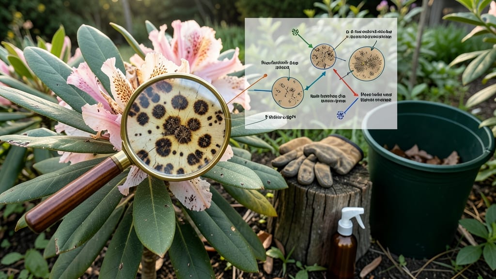 Rhododendron Leaf Spot Diseases: Spot Identification and Organic Cure Guide