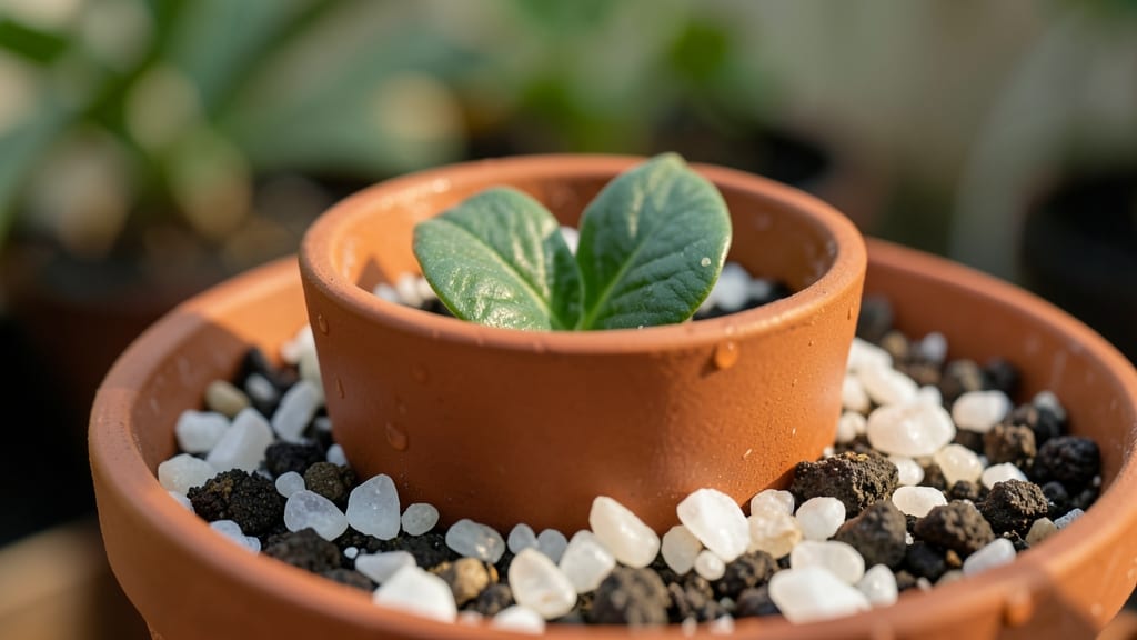 Soil Layering with Perlite Mix