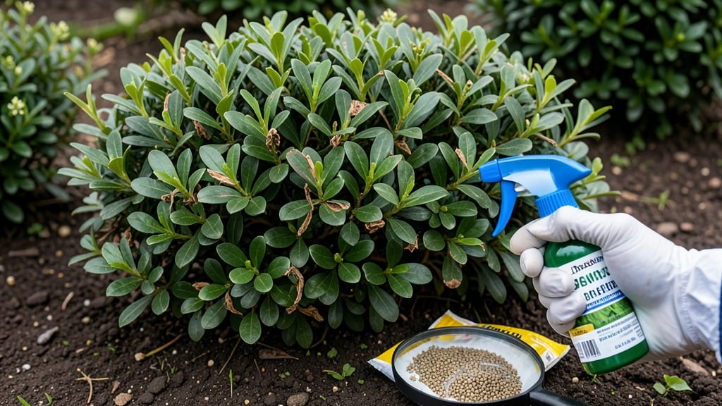 Boxwood Leafminer Systemic Treatment: Pre-Bloom Copper Spray Protocol for Fungal Spot Eradication