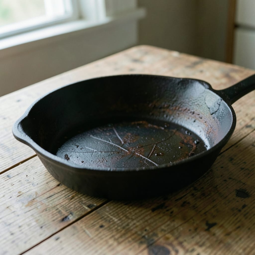 The cast iron skillet