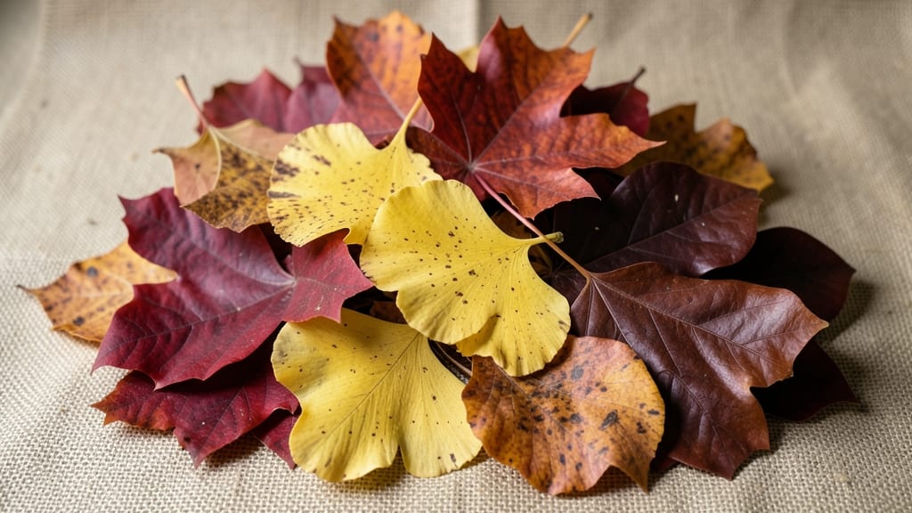 Fall Leaf Bouquet: Autumn's Vibrant Centerpiece With Minimal Pruning