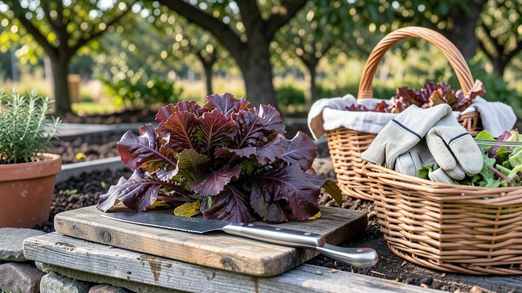 How to Harvest Red Leaf Lettuce: Cut-and-Come-Again Method for Continuous Yield