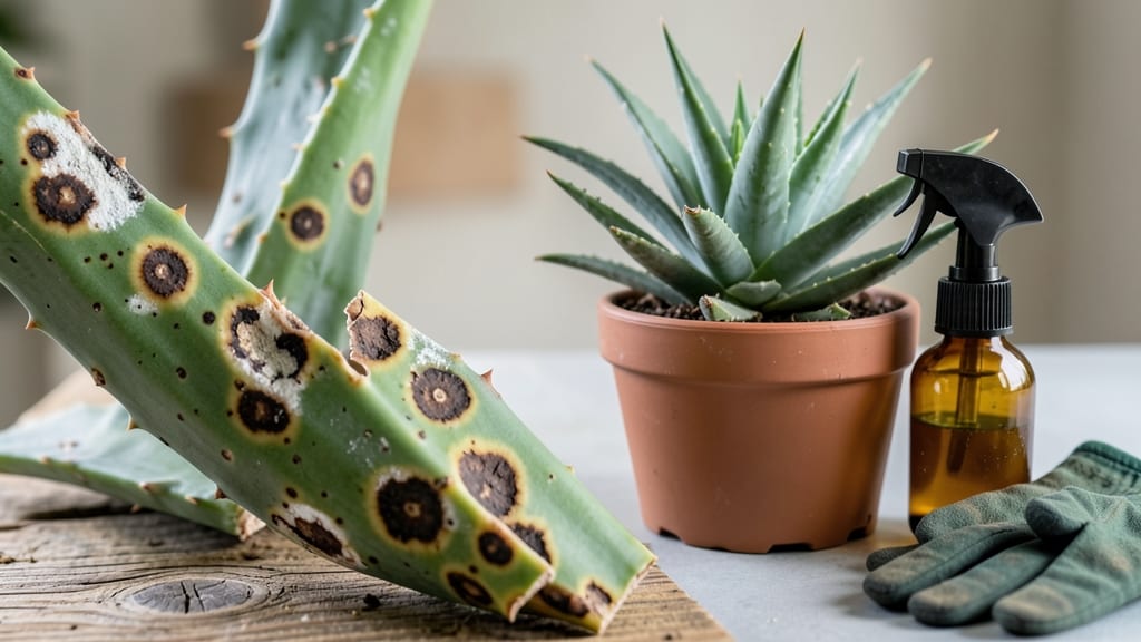Aloe Vera Leaf Spot Disease: Organic Fungicide Fix With Household Staples
