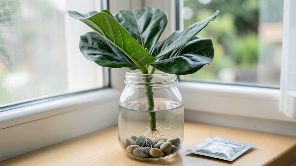 Propagating Fiddle Leaf Fig in Water: Fast Root Growth Without Soil Hassles